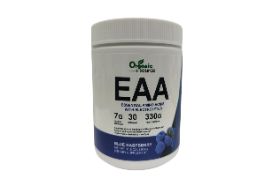 Our Mission The mission of Organic Source is to provide a natural alternative to our fast-paced, modern life by producing quality products that support health-promoting lifestyles to people across the globe. •Organic Source EAA Powder has an optimum blend of essential amino acids and contains 8g of EAAs in every serving, 30 servings per container. •Includes 2:1:1 Instantized BCAAs (L-Leucine, L-Isoleucine, L-Valine) as well as L-Lysine HCl, L-Threonine, L-Phenylalanine, L-Histidine, L-Tryptophan and L-Methionine. •Each batch of every product is tested by independent, ISO-accredited laboratories to insure safety and quality. •Our Essential Amino Acids are manufactured in a GMP Compliant and FDA Registered Facility.