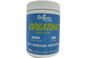 Our Mission The mission of Organic Source is to provide a natural alternative to our fast-paced, modern life by producing quality products that support health-promoting lifestyles to people across the globe. •Strength, muscle size and performance. Oral creatine use might allow an athlete to do more work during reps or sprints, leading to greater gains in strength, muscle mass and performance. Creatine is often used by athletes involved in high-intensity intermittent activities that require a rapid recovery during training and competition. •Injury prevention. Oral creatine might reduce the frequency of dehydration, muscle cramping, and injuries to the muscles, bones, ligaments, tendons and nerves. •Rare creatine-metabolizing syndromes. In children with the certain creatine deficiency syndromes, oral creatine supplements might improve some symptoms. •Cognition and brain health. Creatine supplementation might improve performance during cognitive tasks, especially in older adults. •Sarcopenia and bone health. Creatine supplementation might help counteract age-related declines in skeletal muscle and bone mineral density. •Heart failure. There isn't enough evidence to recommend use of oral creatine as a heart failure treatment. •Skin aging. Early research suggests that a cream containing creatine and other ingredients applied to the face every day for six weeks might reduce skin sag and wrinkles in men. Another study suggests that a cream containing creatine and folic acid improves sun damage and reduces wrinkles.